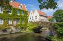 Small Canal in Bruges, Belgium